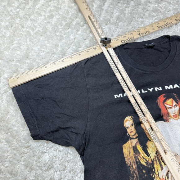 Marilyn Manson Rock Is Dead Tour '99 T-Shirt Medium Graphic Tultex Black Rock - Picture 11 of 12
